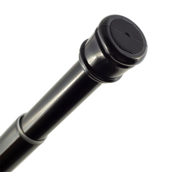 Карниз для ванной телескопический 70-120 см. Besser BS 0471B (черный)
