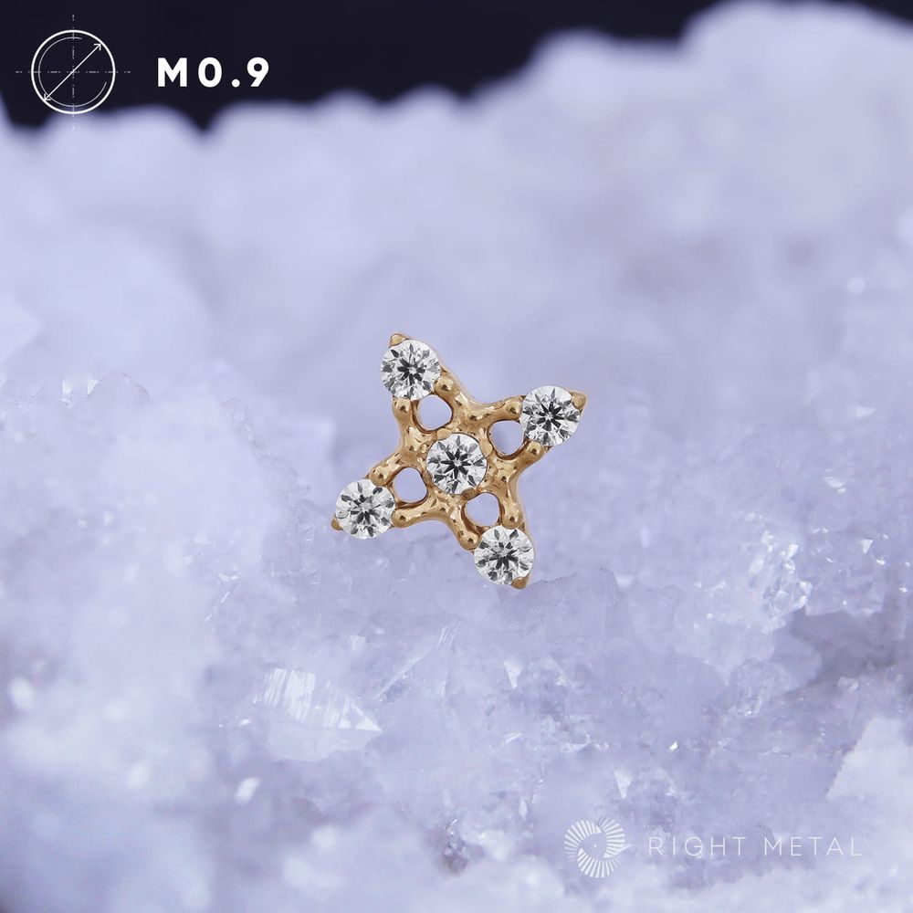 Star Glint Crystal PVD Yellow Star Glint Crystal PVD Yellow