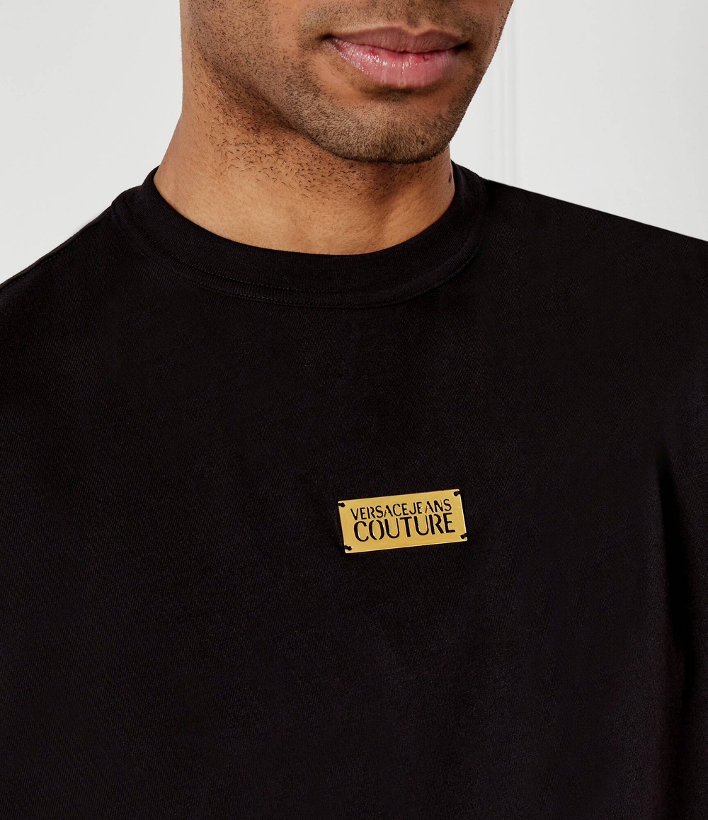 Футболка Versace Jeans Couture - черный(78GAHT08CJ00T)