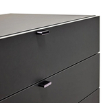 Комод с 3 ящиками черный ENZA HOME LEGATO EH59519