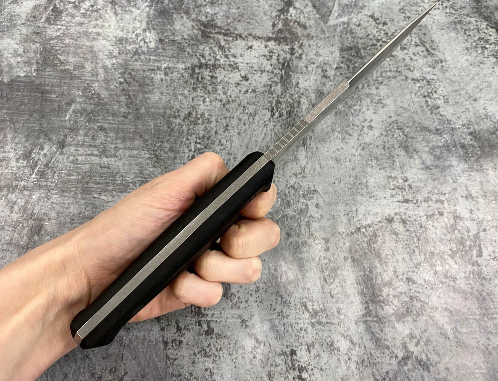 Тактический нож Aggressor D2 Stonewash, Kizlyar Supreme, 4650065057141