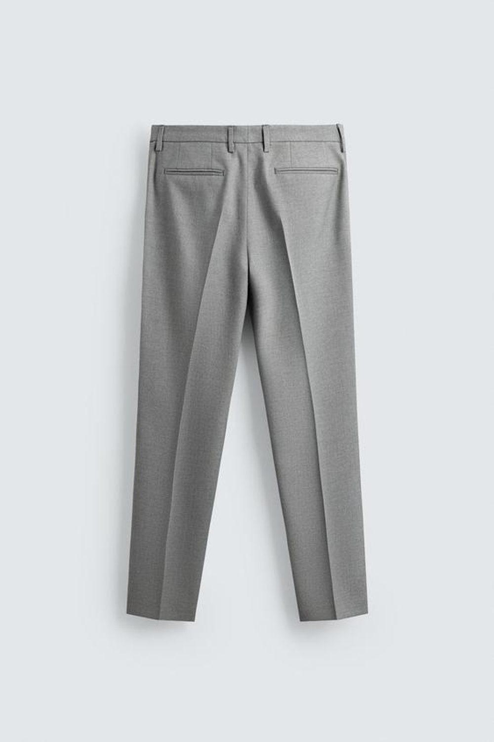 ZARA КОСТЮМНЫЕ БРЮКИ COMFORT, СЕРЫЙ