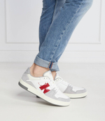 Кожаные кроссовки CALVIN KLEIN JEANS - серый(YM0YM00933)