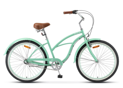 Велосипед 26" Stels Navigator-130 Lady, 3ск, рама 17, цвет зеленый