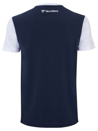 Футболка для мальчика теннисная Tecnifibre Club Tee Junior - небесный
