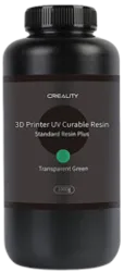 Фотография — Фотополимер Creality Standard Rigid LCD UV Resin, Зеленый прозрачный, 1 л.