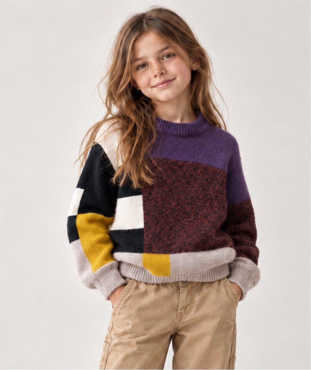 Шерстяной джемпер Burberry, 128