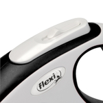 flexi рулетка NEW LINE Comfort L (до 50 кг) лента 8 м серый/черный