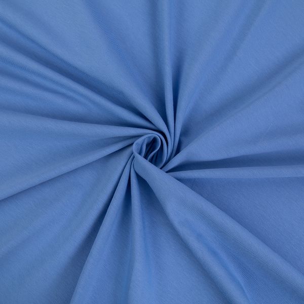 Кулирка 150±5 г/м², 40/1 Comp.Penye FULL LYC, 170 см / 5 метров, 28 голубой/blue, Gamma GCM