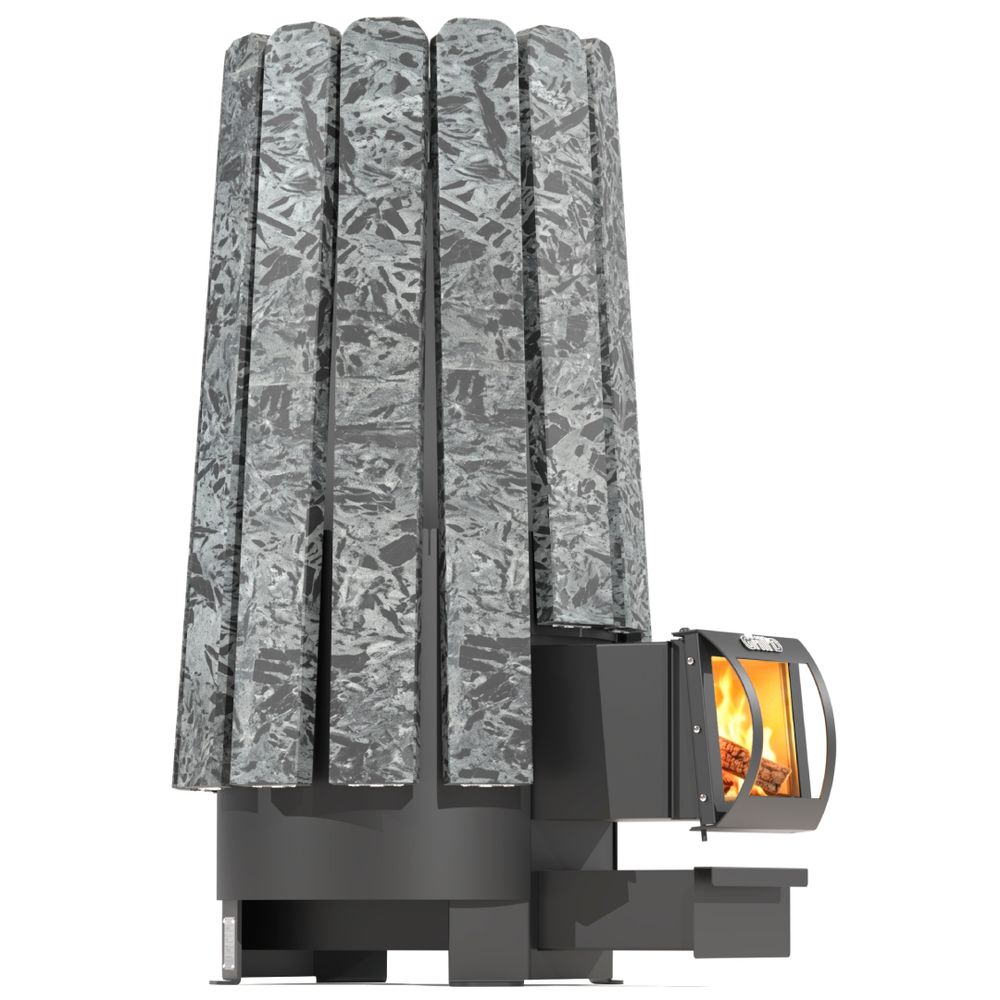 Дровяная банная печь Grill'D Cometa Vega 240 Long Stone (Серпентинит)