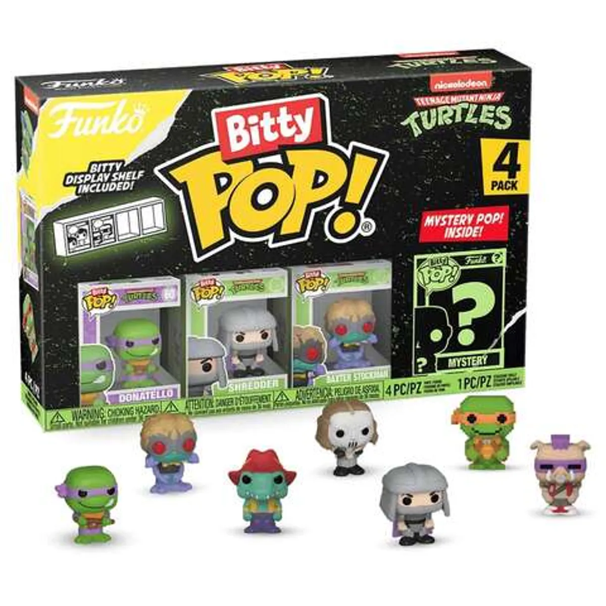 Funko Bitty POP! TMNT 4 Pack Series 2