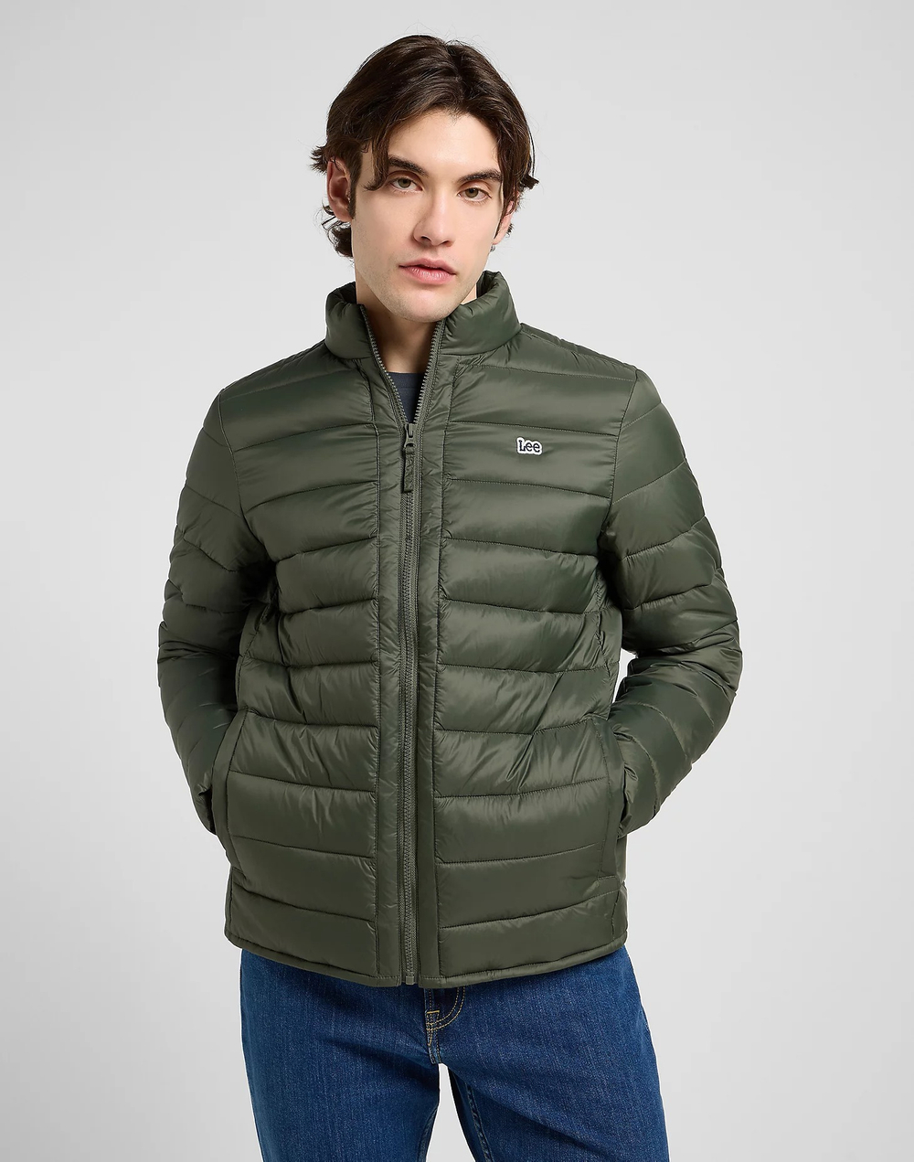 Куртка утепленная мужская LEE STAND COLLAR PUFFER