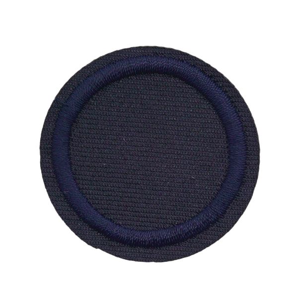 Заплатка термоклеевая круглая 40х40м (Blue (синий)), LA431, 4 шт