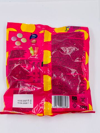 Конфеты жевательные Fazer Tutti Frutti Smoothie Drops & Choco, 200 г