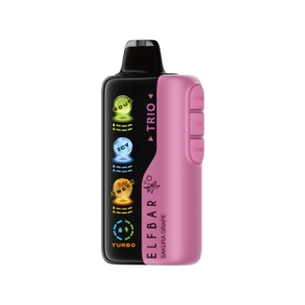 ELF BAR TRIO 40000 - Sakura Grape (5% nic)