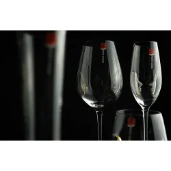 Бокал-флюте для шампанского 250 мл Face to Face декор d 4,5 см h24 см P.L. - BarWare [6]