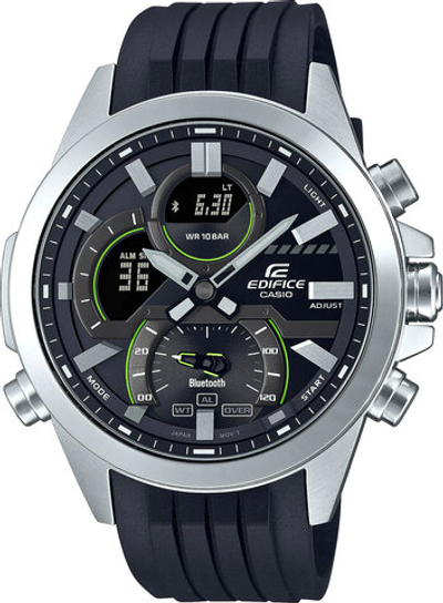 Японские наручные часы Casio Edifice ECB-30P-1AEF с хронографом