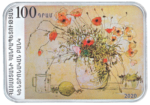 100 драм. Художник Жан Жансем Ованес Семерджян. Армения. 2020 год. В буклете