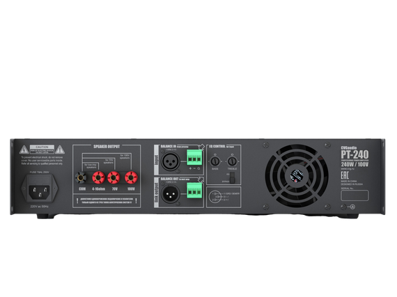 CVGAUDIO PT-240 профессиональный высококачественный усилитель мощности, мощность 240W/100V
