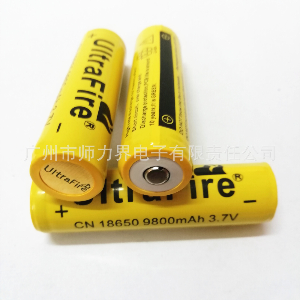 Аккумулятор UltraFire 18650, Емкость батареи: 9800 мАч,Напряжение батареи: 3.7 V