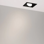 Светильник MS-VORTEX-BUILT-S117x117-20W Day4000 (BK-BK, 40 deg, 230V) (Arlight, IP20 Металл, 5 лет)