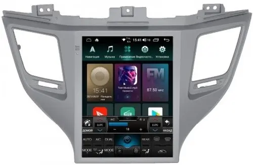 Магнитола для Hyundai Tucson 2016-2018 - Airok RT-2013 ("Тесла-Стиль"), Android 11, Быстрая, SIM-слот