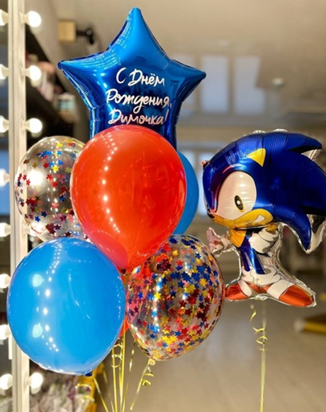 Воздушные шары Соник Sonic №1605