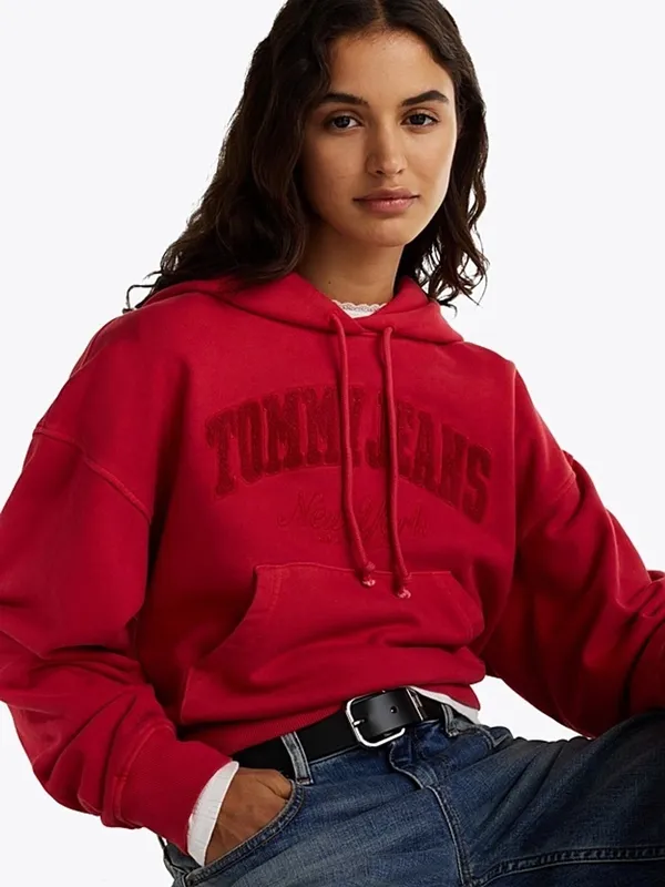 Толстовка женская TOMMY JEANS TJW BOXY CRP GMD VAR