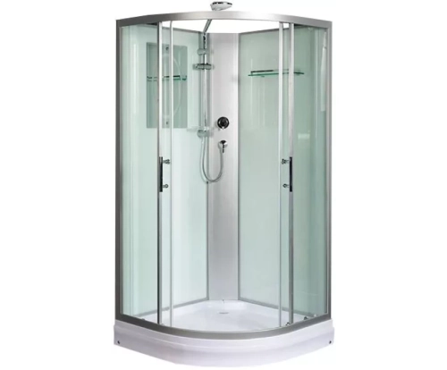 Душевая кабина WeltWasser (ВельтВассер) Werra 1001, с низким поддоном, 100x100x217