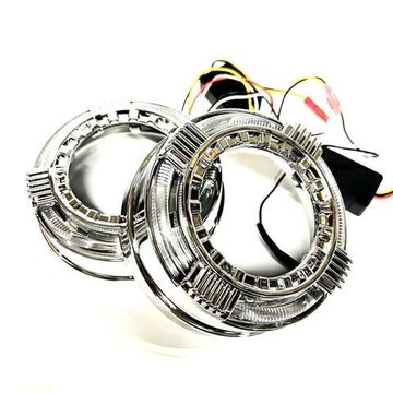 Маска 3.0 ДХО+Ходовый огонь JEEP LED