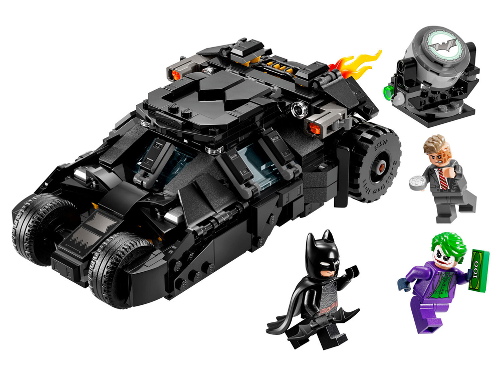 Конструктор Лего диси Тумблер Бэтмена против Двуликого и Джокера | LEGO DC Batman The Joker 76303, 429 детали 8+