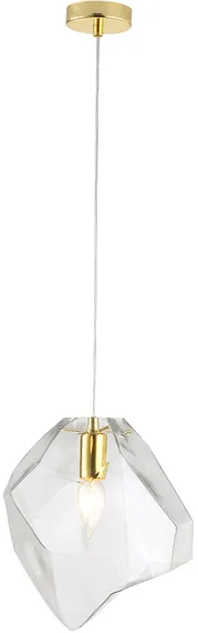 Подвесной светильник Nuestro NUESTRO SP1 GOLD/TRANSPARENT Crystal Lux