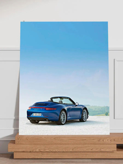 Картина "Porsche 911 Carrera", для интерьера 50х70см 1шт.