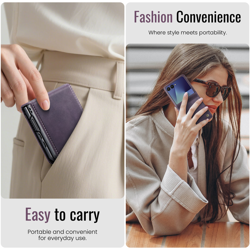 Чехол-книжка CaseMe RFiD Samsung Galaxy Z Flip 7