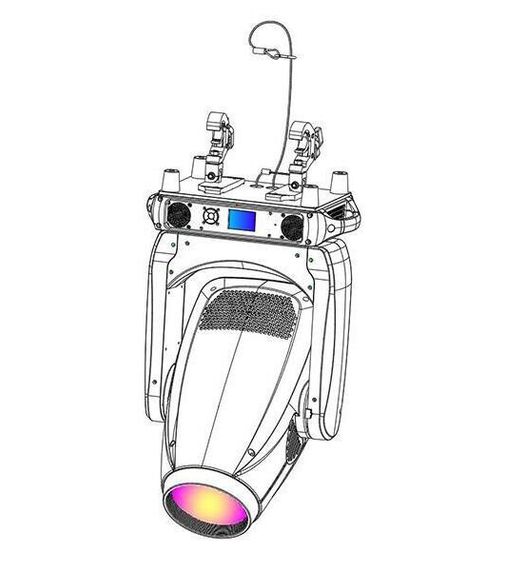 SILVER STAR PLUTO 1400 PROFILE (HI-CRI) вращающаяся голова