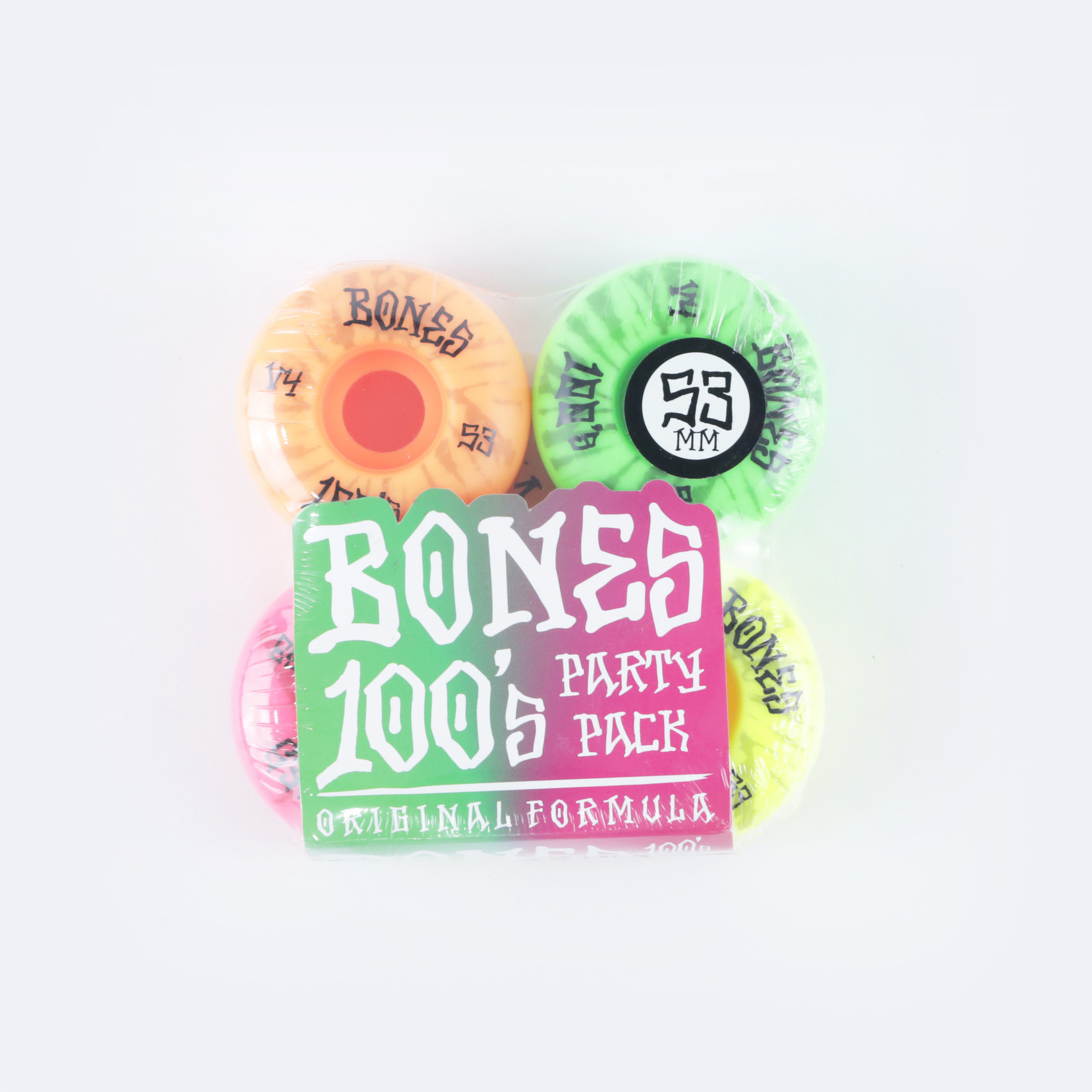 Колеса Bones Party Pack 100A артикул: - купить в магазине Дайс