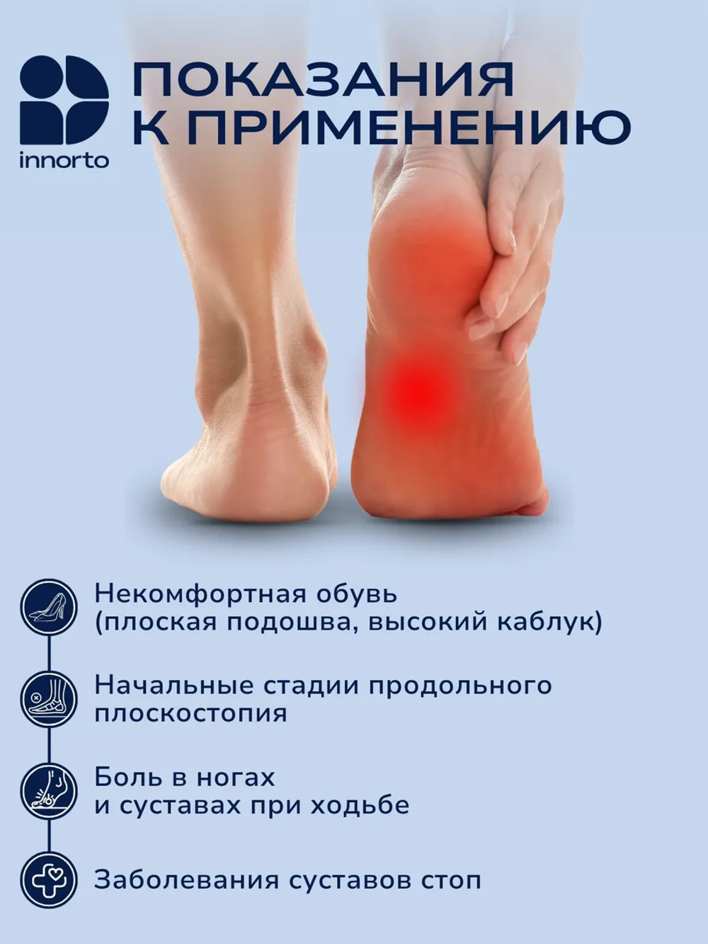 Супинаторы ортопедические для обуви