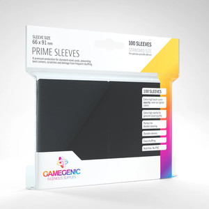 Протекторы для карт Prime Sleeves Black (100)