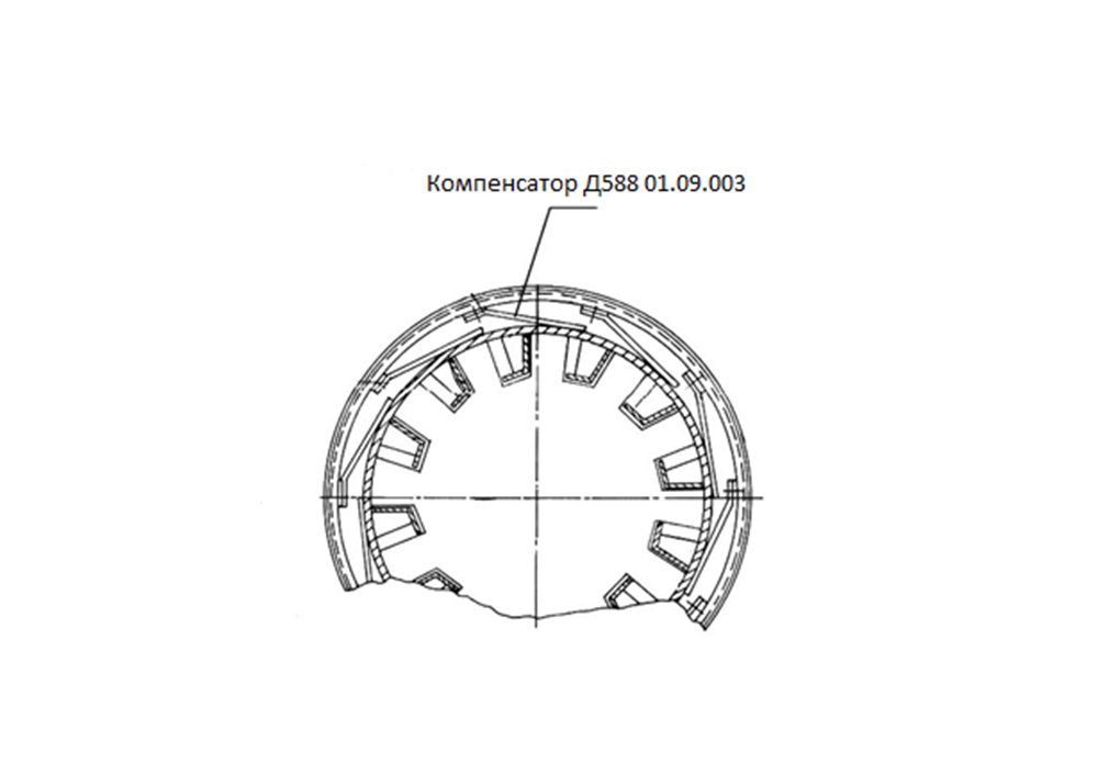 Д588 01.09.003 Компенсатор