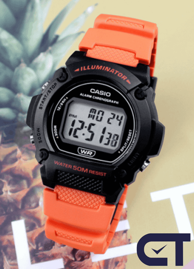 Casio W-219H-4A — унисекс наручные часы