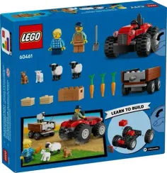 LEGO Constructor City Red Farm Tractor with Trailer & Sheep