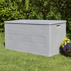 Пластиковый сундук Toomax Multibox Wood 420 л grey