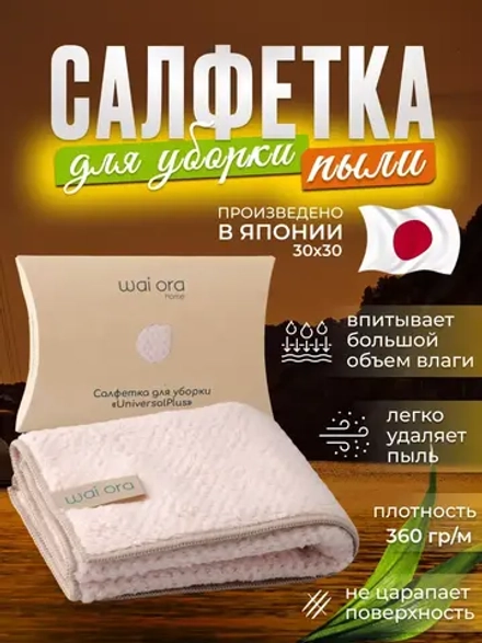 Салфетки для уборки из микрофибры тряпки впитывающие 30х30