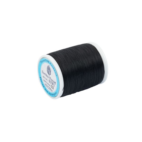 Нитки для пэчворка SumikoThread 200 м, (219 ярд), 02 черный