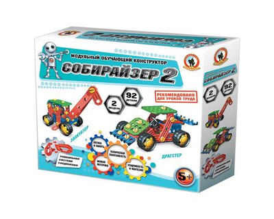 Конструктор Модульный развивающий конструктор. Собирайзер 2 (92 дет.)