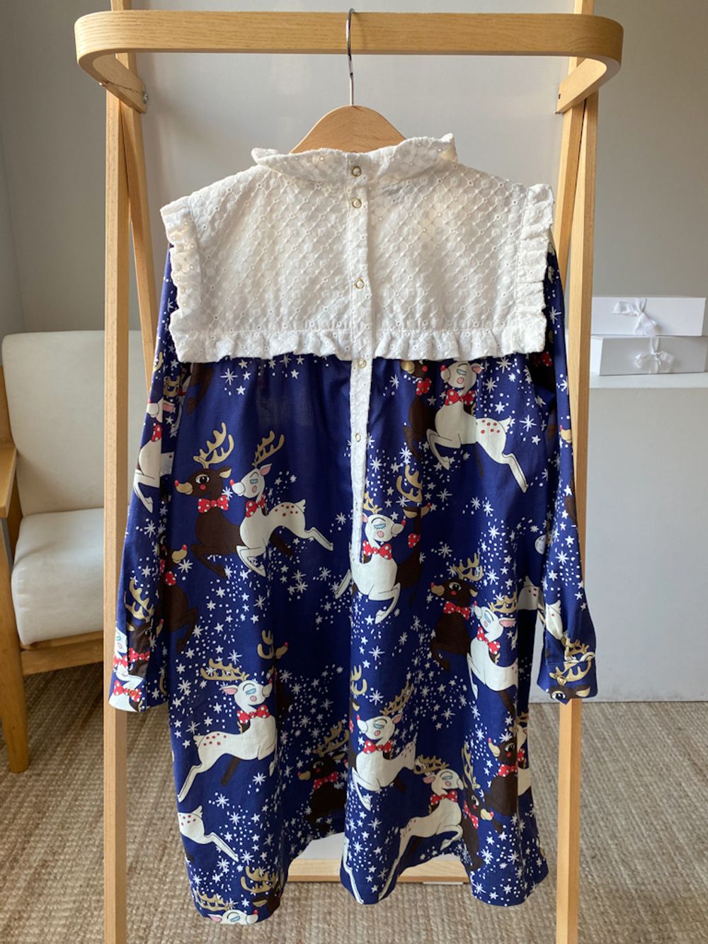 Хлопковое платье Mini Rodini, 134