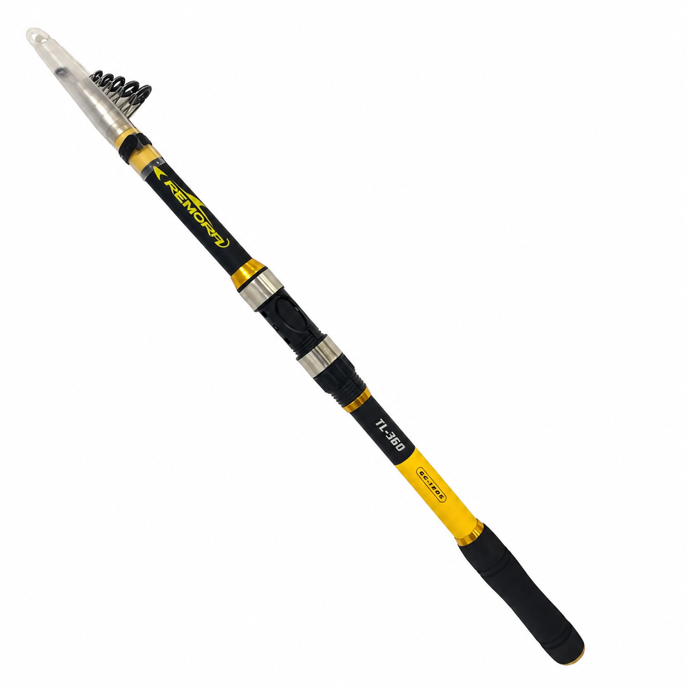 Спиннинг телескопический для рыбалки 4.5 м ( yzw-07 тест 60-120g )