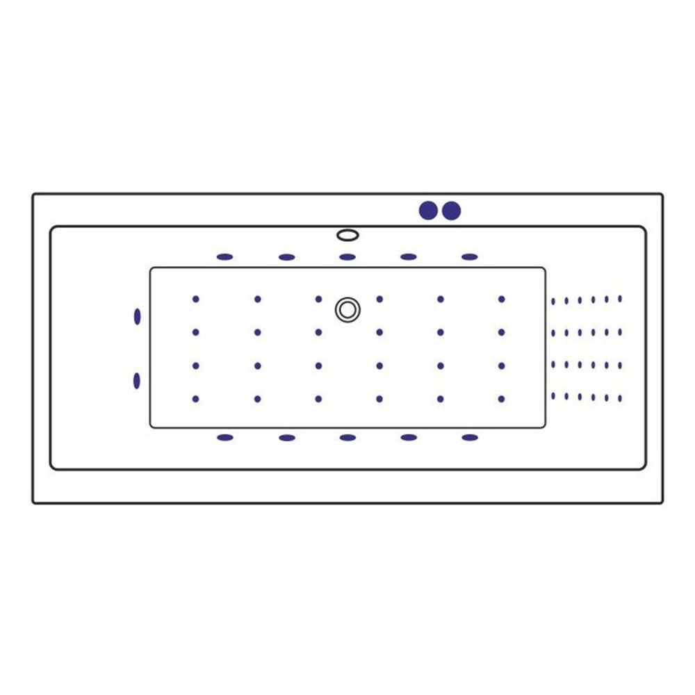 Акриловая ванна Excellent Pryzmat Slim Nano 160x75 WAEX.PRY16S.NANO
