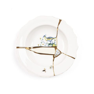 Глубокая тарелка Kintsugi