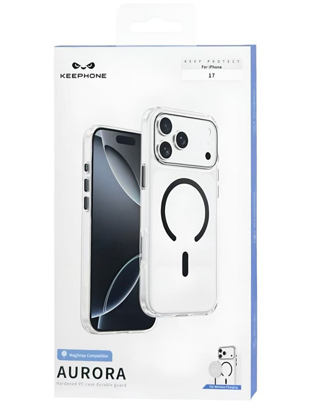 Накладка для i-Phone 17 Keephone Aurora MagSnap черный